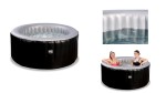 EXIT SPA balia pompowana hydromasaż Silver Classic 165 x 65 cm 2 osoby czarny