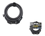 zapięcie rowerowe linka 12mm spiralna OnGuard 8031X Dobermann szyfr 185 cm