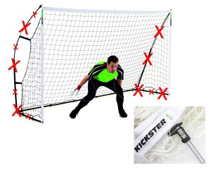 Siatka zamienna do bramki Quickplay kickster Elite żak 3 x 1,5 m