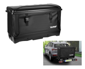 Eufab kufer boks box transportowy na bagażnik rowerowy sd260 tecdc na hak 350 l