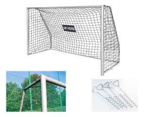 Bramka piłkarska My Hood Champion Goal ocynk stalowa 240 x 160 cm MOCNA 2,4x1,6 m