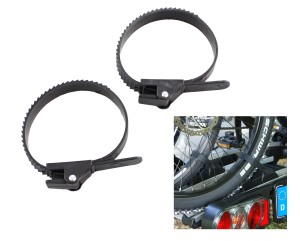Pasek uchwyt opaska mocująca strap obejma z klamrą 36cm do bagażników rowerowych 2szt.