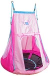 Huśtawka bocianie gniazdo z namiotem Heart- pełne siedzisko HUDORA 110 cm  dla dzieci