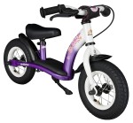 Rowerek biegowy 10" niski od 2 lat BIKESTAR GERMANY classic liliowo-biały