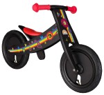 Rowerek biegowy dwukołowy  Bike Star 12" drewniana obracana rama 2 w 1 czarny