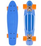 Deskorolka fiszka Retro Blue Orange Bike Star