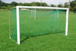 Profesjonalna bramka piłkarska  ALUMINIUM siatka 3 x 1,55 m ŻAK