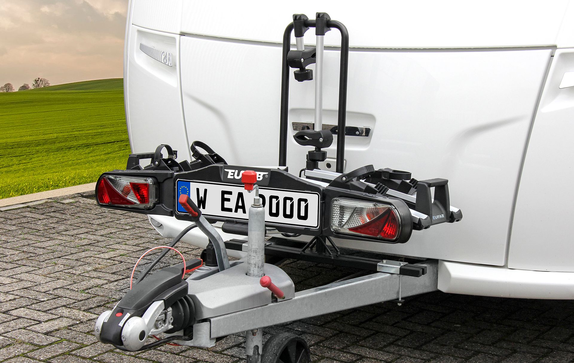 Adapter do bagażnika rowerowego na dyszel Eufab