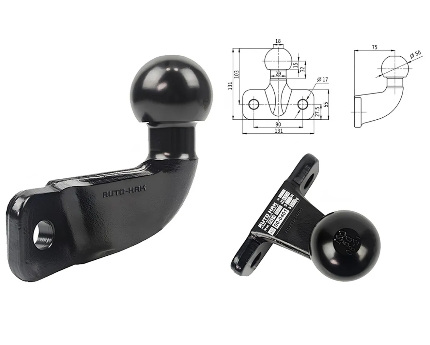 adapter haka holowniczego mocny 24 cm