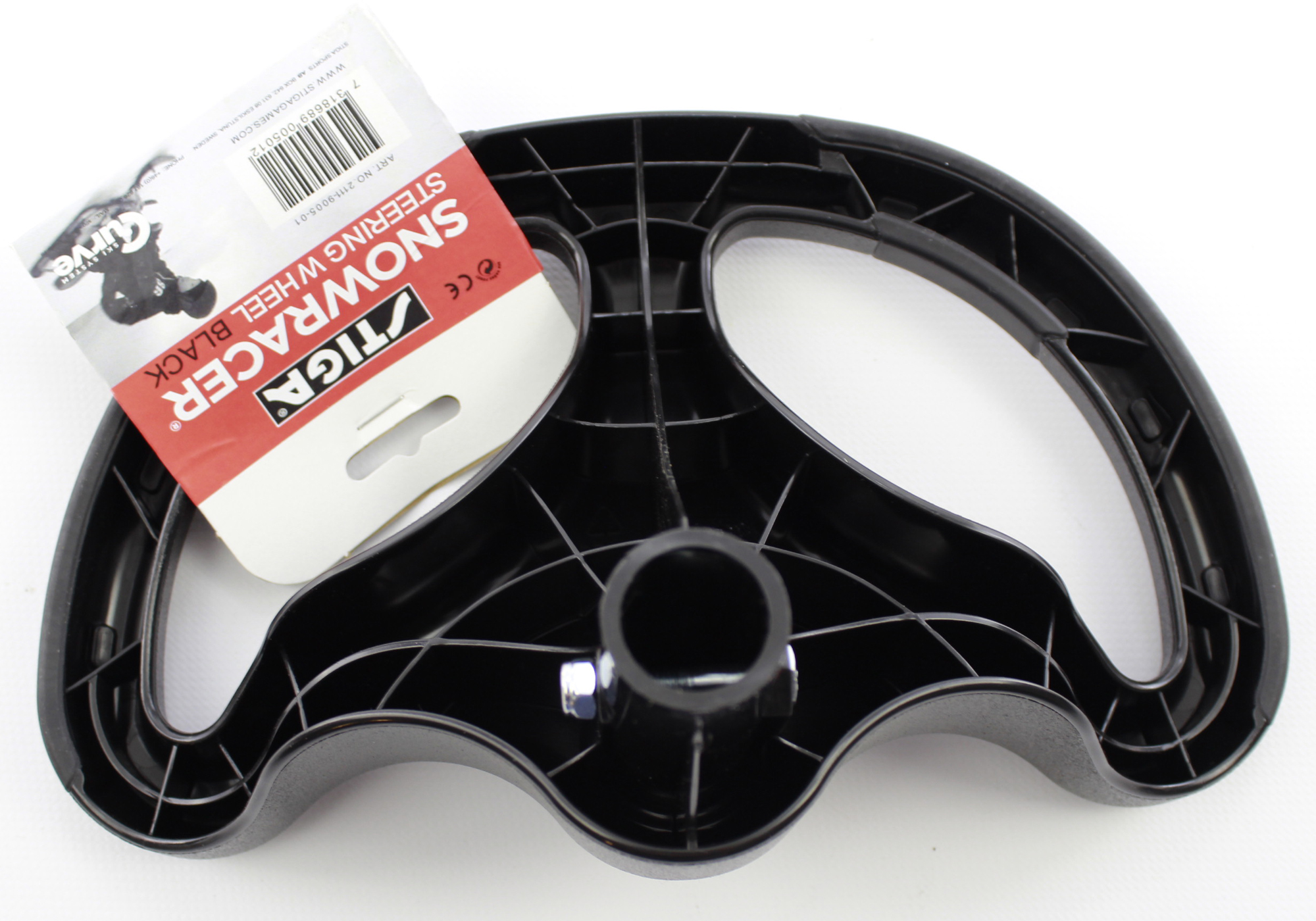 kierownica do nartosanek Stiga czarna