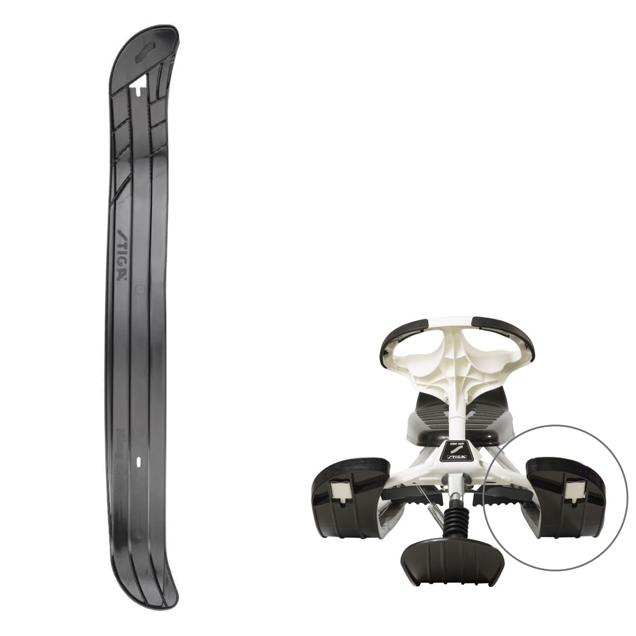 płoza lewa do nartosanek Stiga King Size