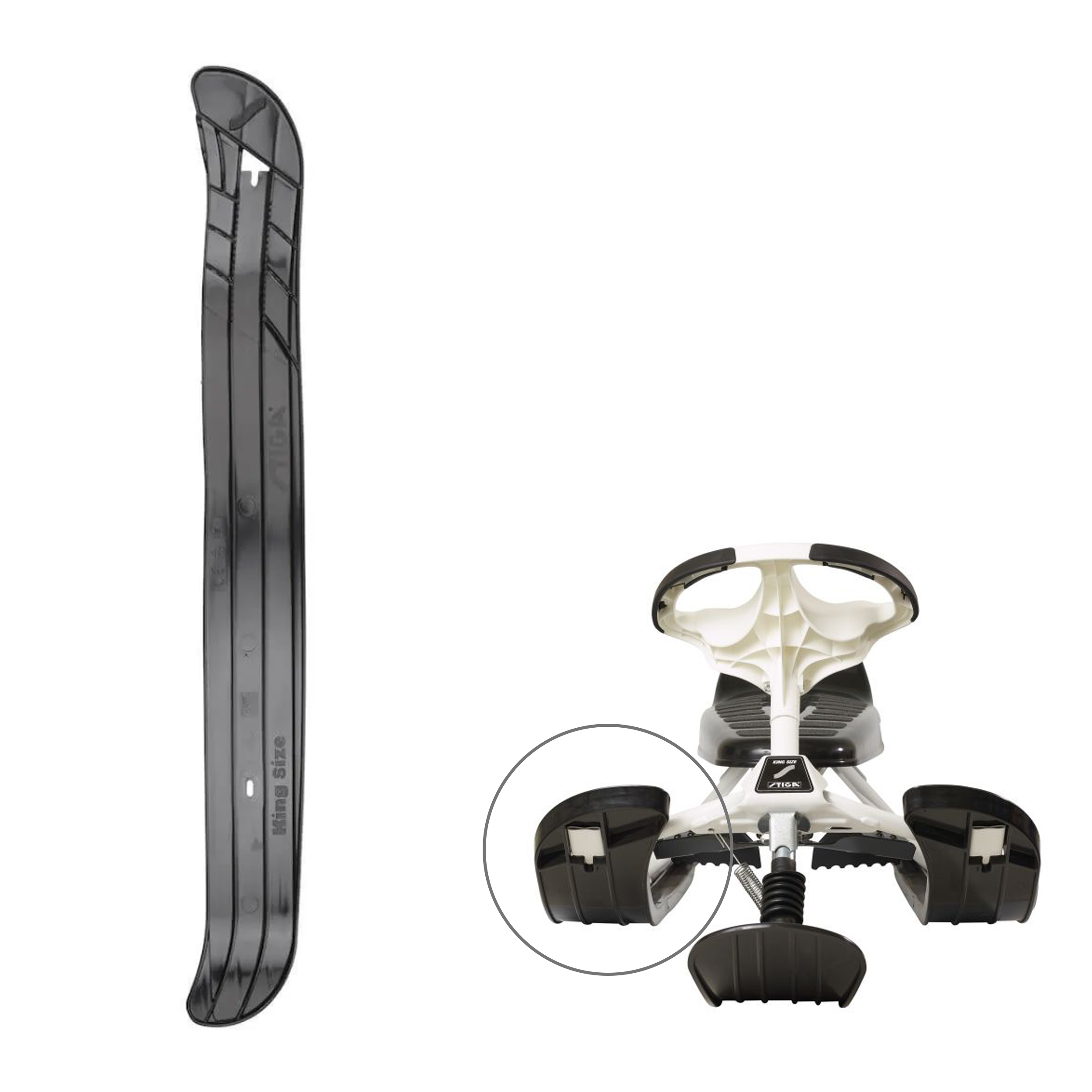 płoza prawa do nartosanek Stiga King Size