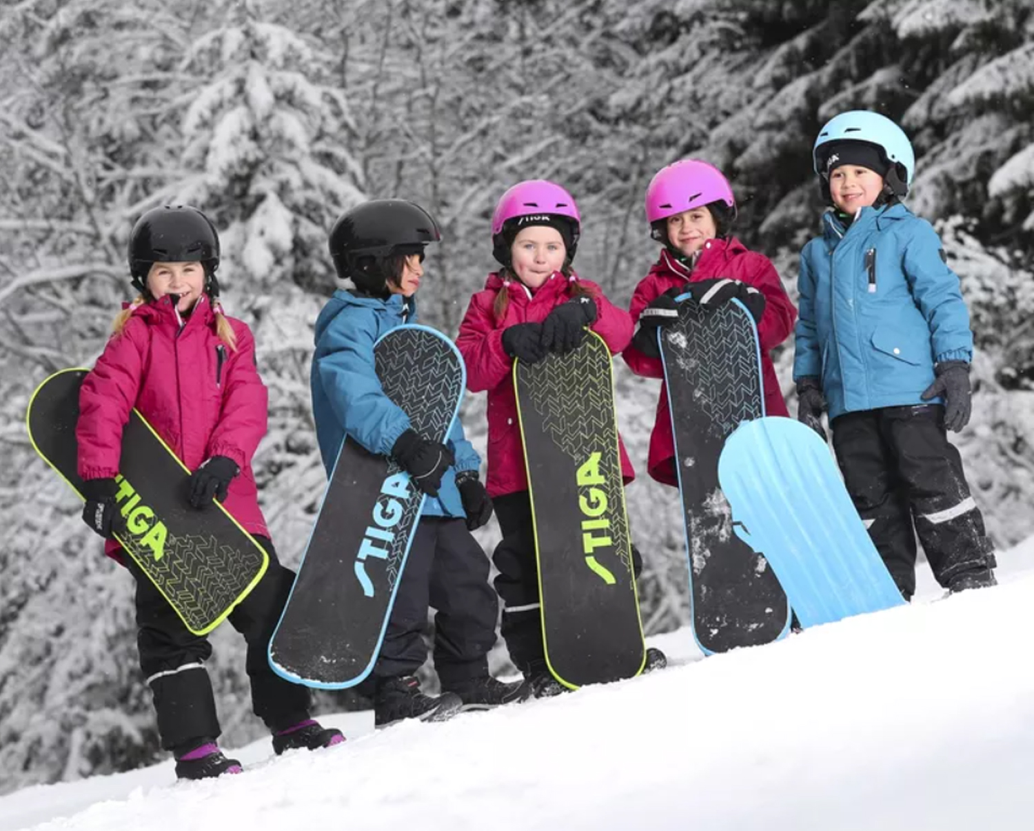 STIGA Snow Skate deskorolka na śnieg_blue