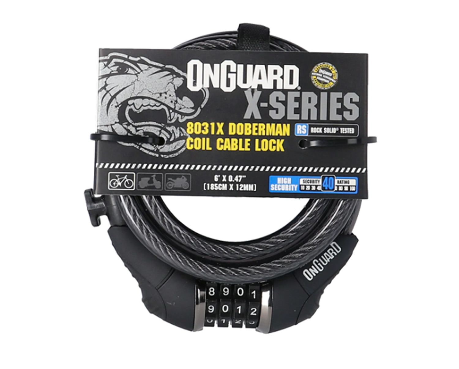 linka_rowerowa ONGUARD 8031X Dobermann blokada